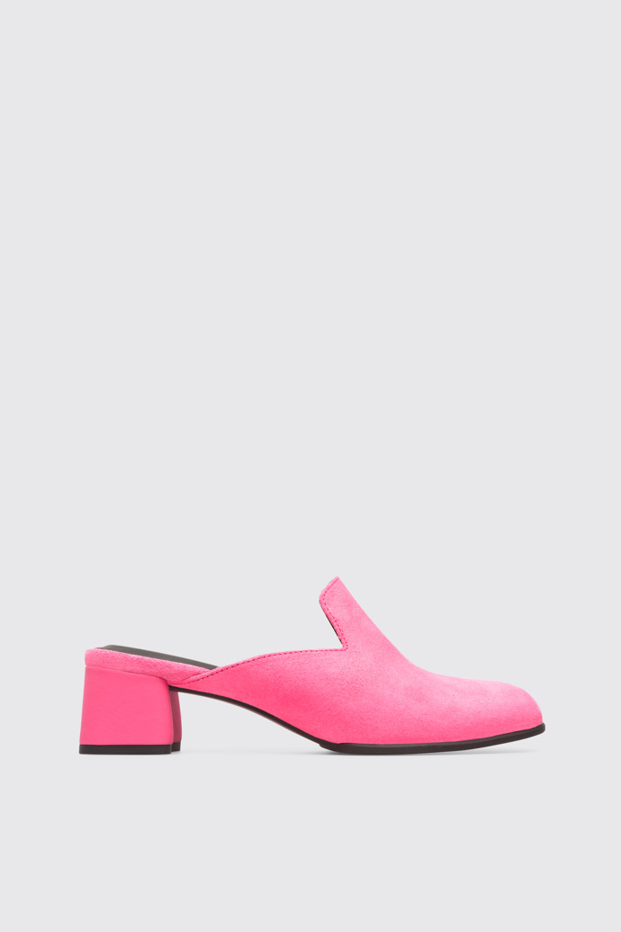 Side view of Katie Women’s pink open shoe
