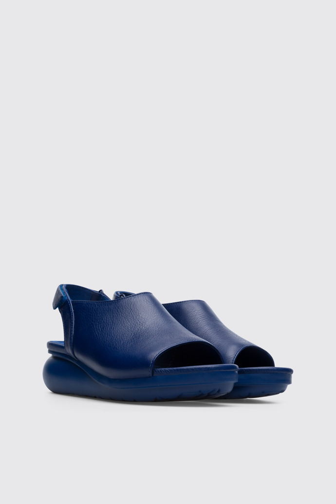 Front view of Balloon Women’s blue sandal