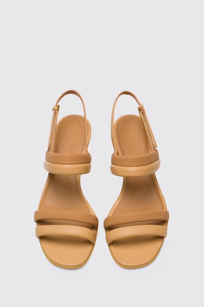 Overhead view of Katie Women's nude sandal