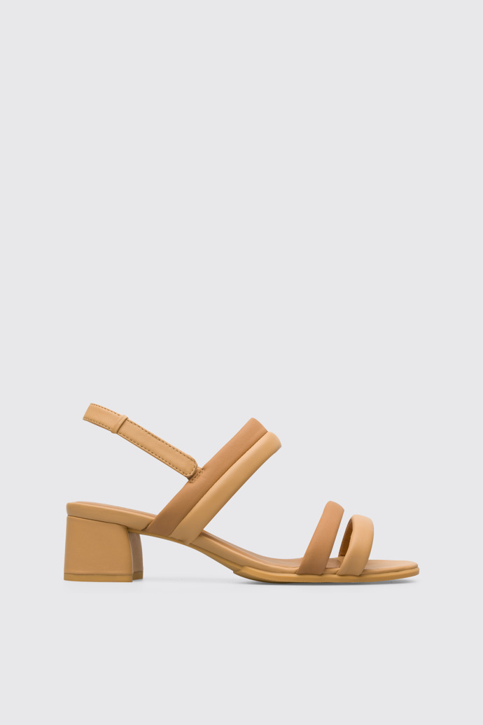 Side view of Katie Women's nude sandal