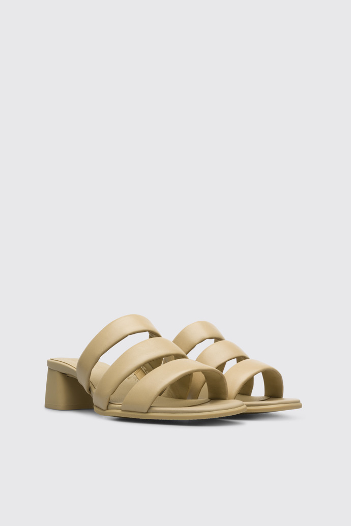 Front view of Katie Women’s beige sandal