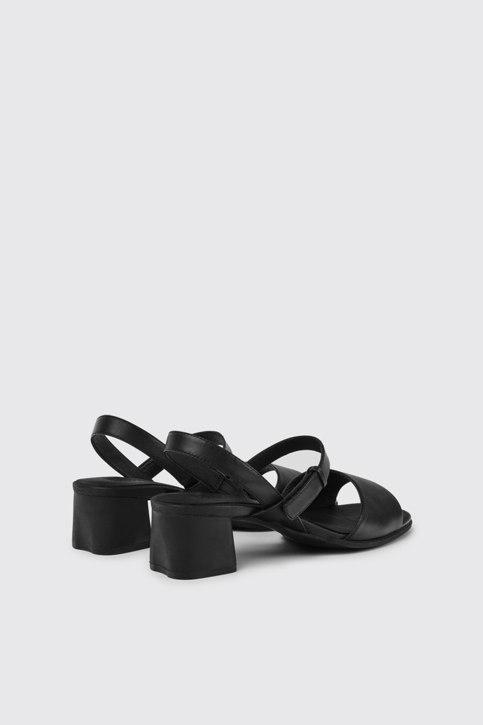 Back view of Katie Women’s black strappy sandal