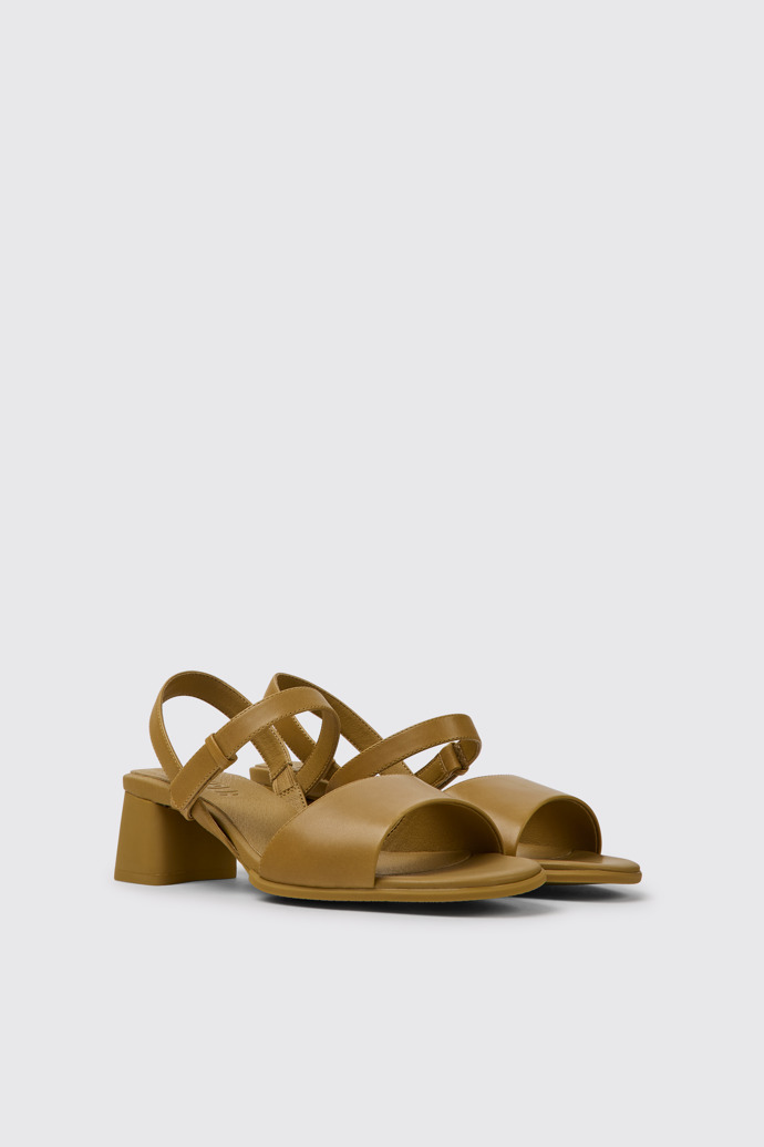 Katie Sandales en cuir marron pour femme
