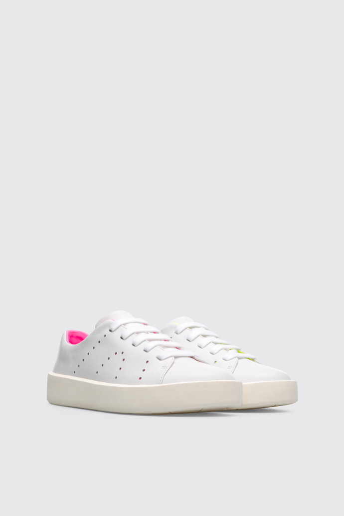 Front view of Twins White women’s sneaker
