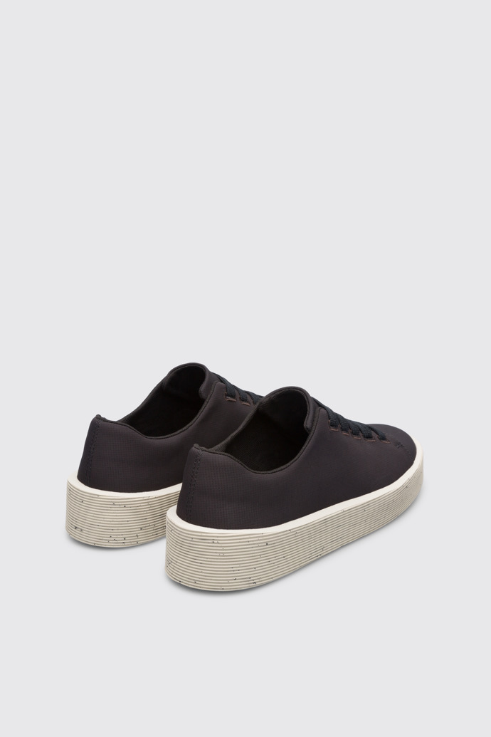 Back view of Courb Black sneaker for women