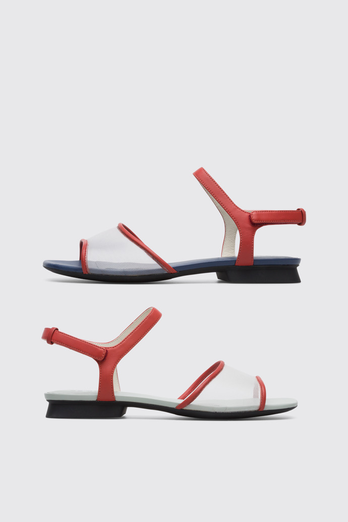 Side view of Twins Modern multi-colored TWINS sandal