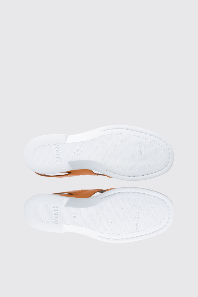 The sole of Twins Orange semi-open TWINS women's shoe