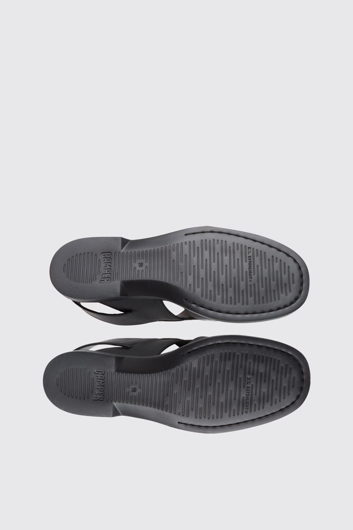 The sole of Twins Black semi-open TWINS women's shoe