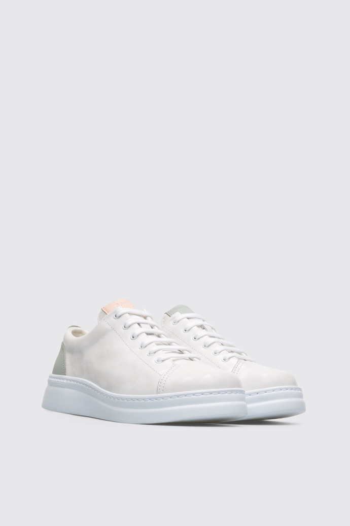 Front view of Twins Women's white TWINS sneaker