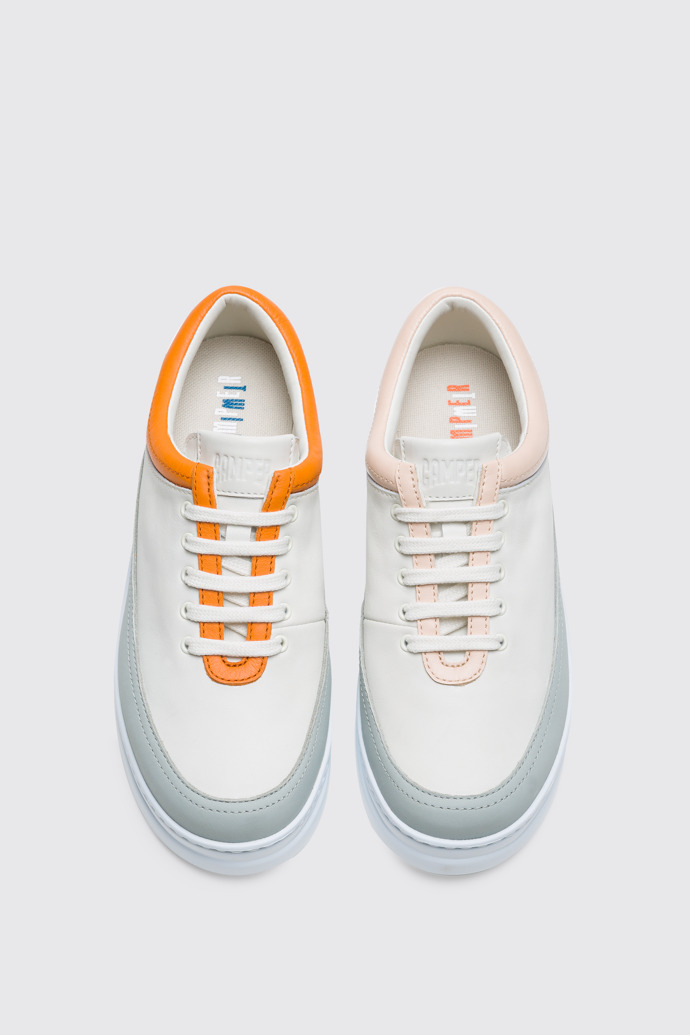 Twins Sneaker blanca con detalles de color para mujer