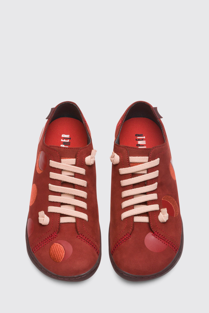 Overhead view of Twins Red-brown TWINS shoe for women