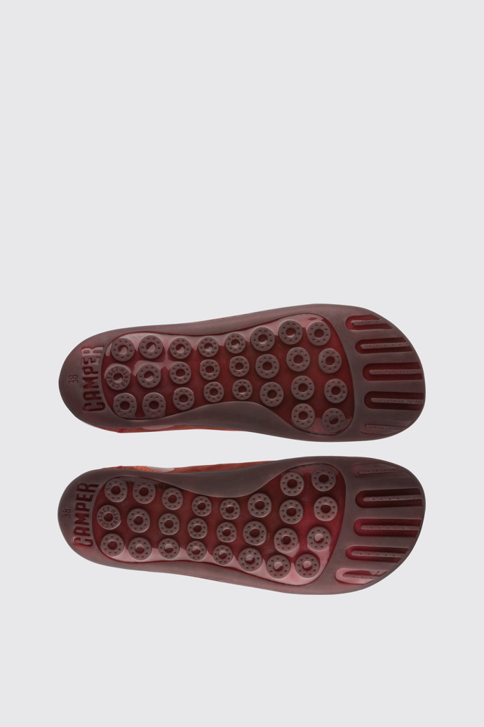 The sole of Twins Red-brown TWINS shoe for women