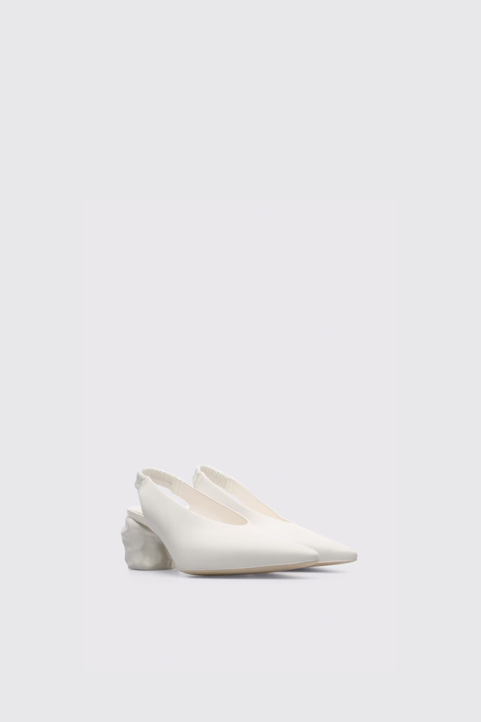 ReCrafted White Formal Shoes for Women Fall Winter collection