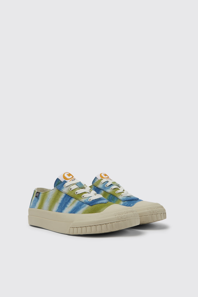 Front view of Camper x EFI Multicolored sneakers for women