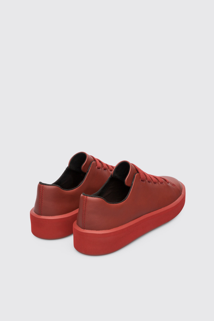 Back view of Courb Women's red-brown sneaker