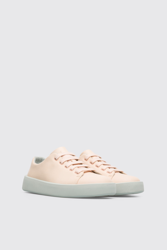 Front view of Courb Women's nude sneaker