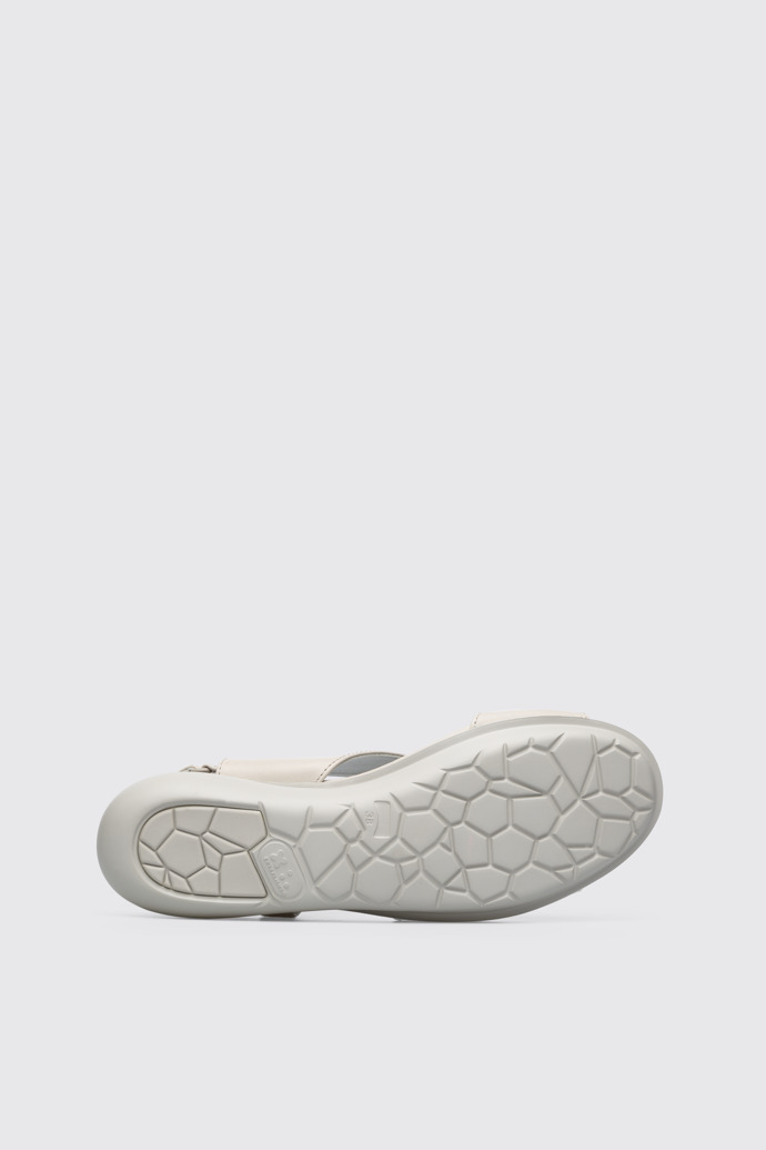 The sole of Balloon Light grey sandal for women