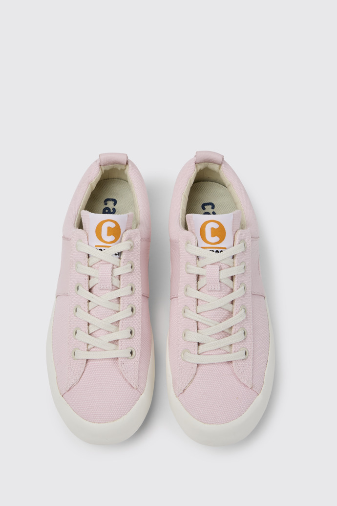 Overhead view of Imar Pink sneakers for women