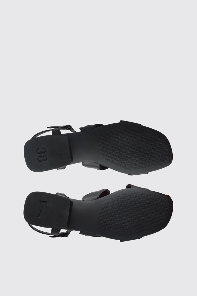 The sole of Twins Black TWINS sandal for women