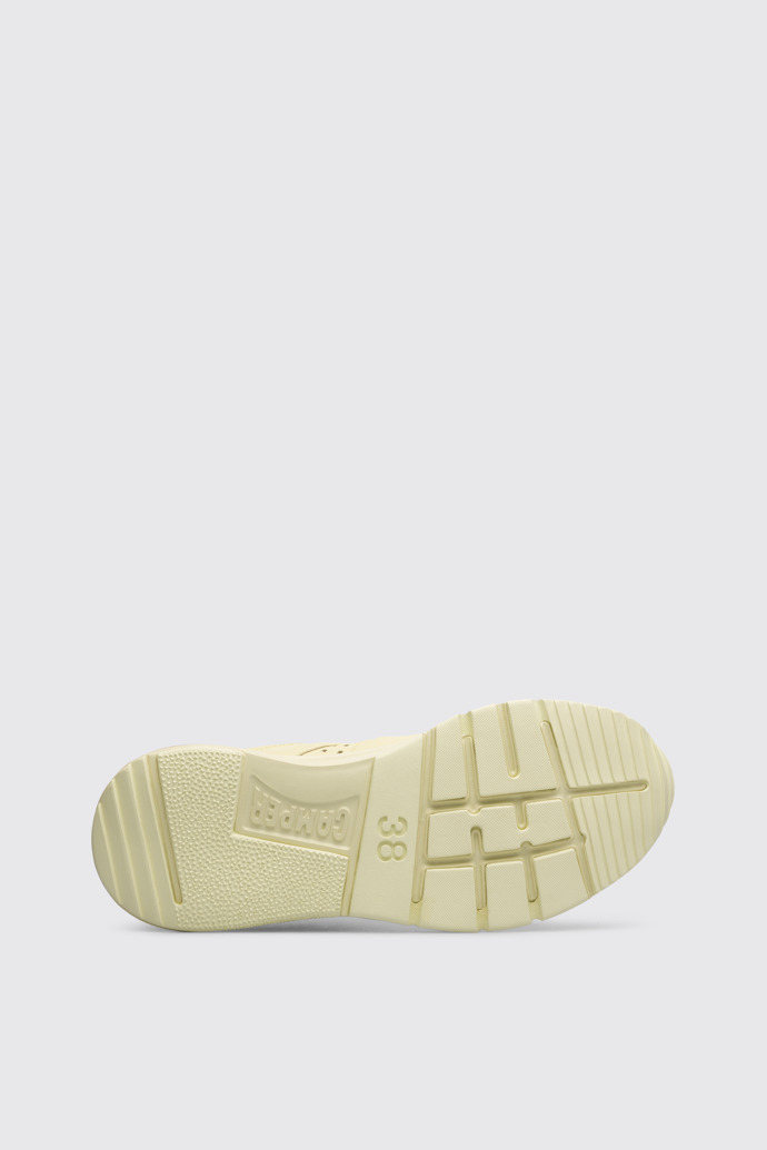 The sole of Drift Yellow sneaker for women