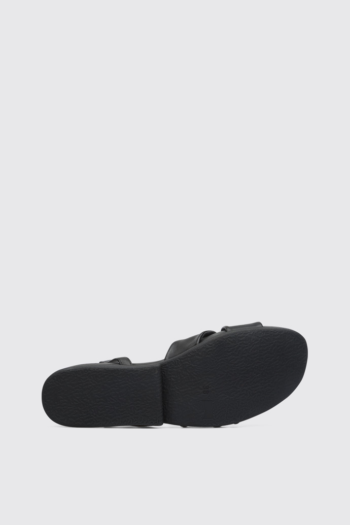 The sole of Minikaah Black sandal for women