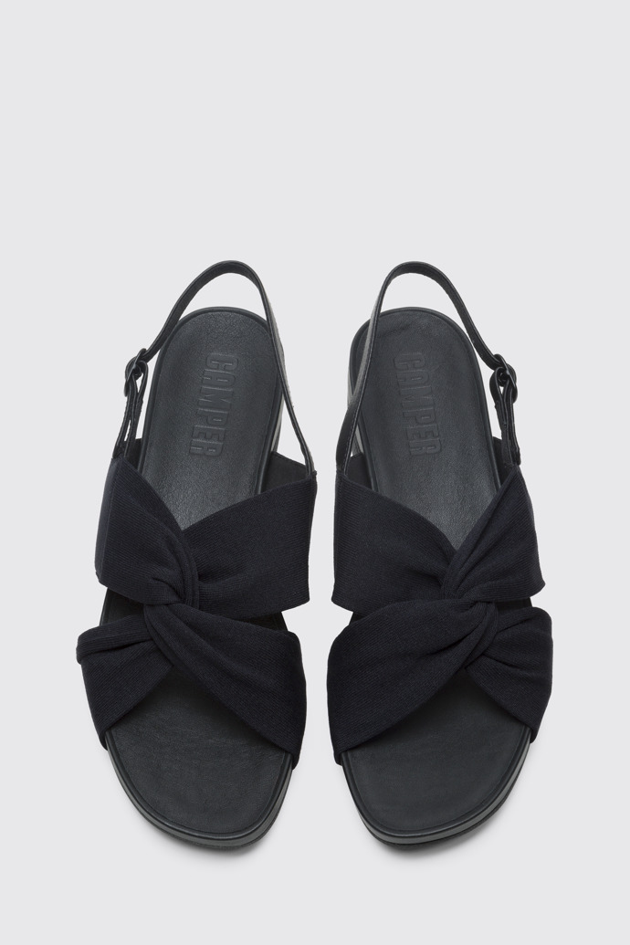 Minikaah Czarne sandały damskie