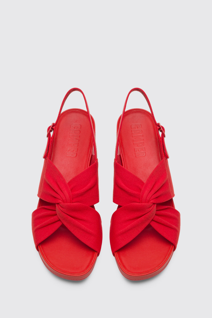 Minikaah Czerwone sandały damskie
