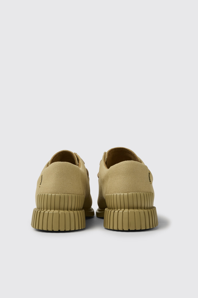Back view of Pix Beige recycled cotton shoes for women