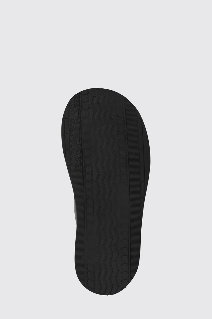 The sole of Brothers Polze Black leather shoes for women