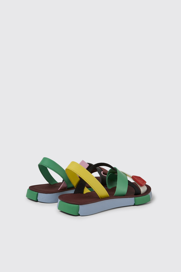Twins Sandalias de piel multicolores para mujer