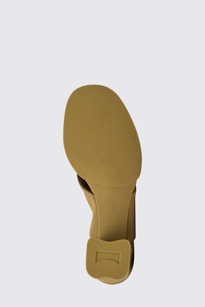 The sole of Katie Brown recycled PET sandals for women