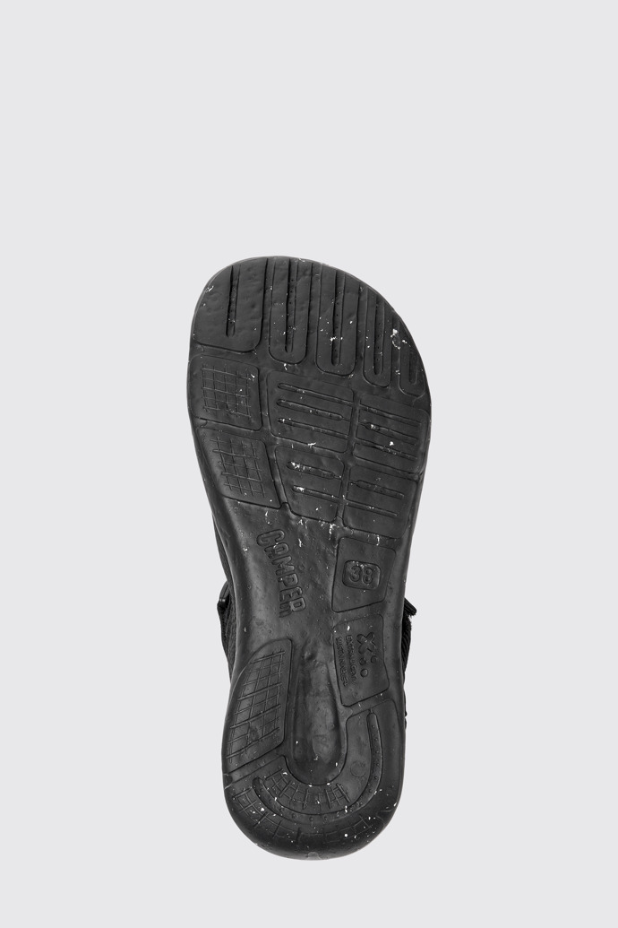 The sole of Peu Stadium Black semi-open sneakers for women