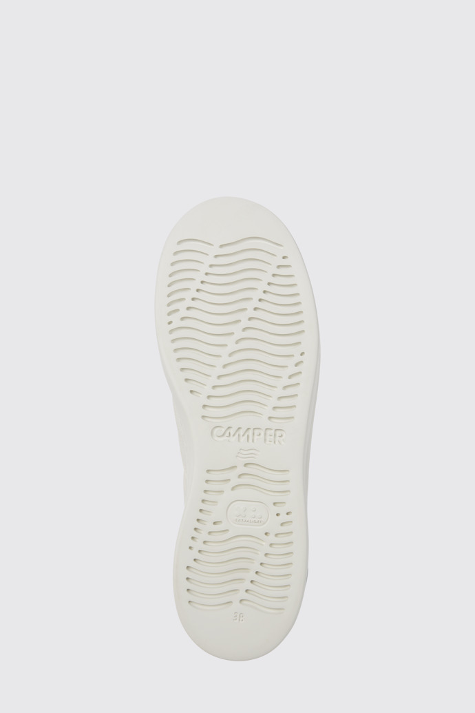 The sole of Runner Up White leather sneakers for women