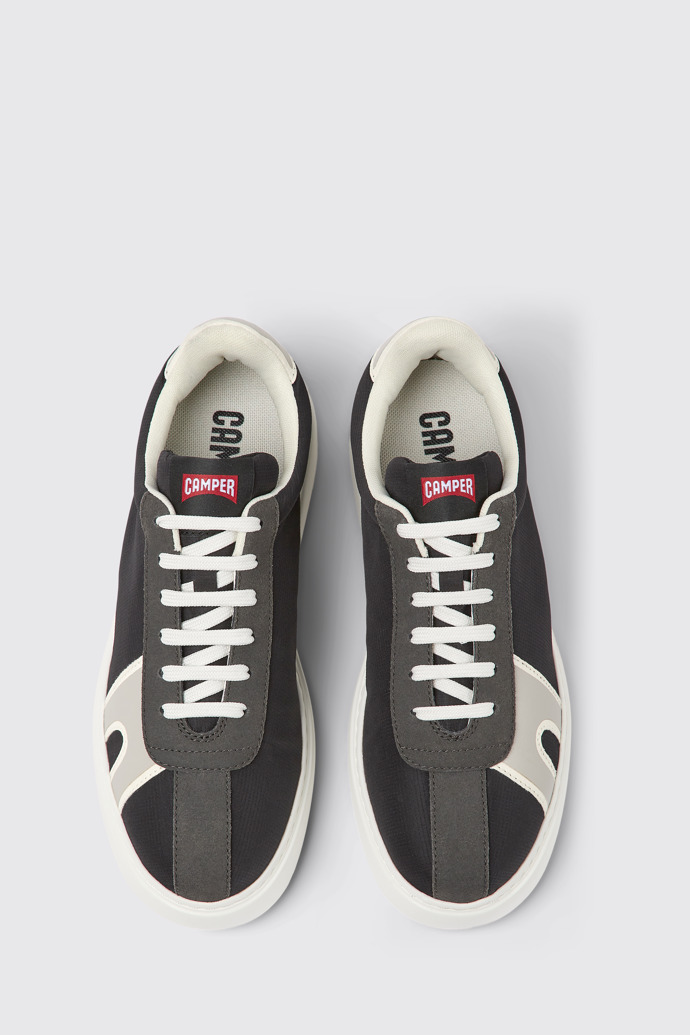 Overhead view of Runner K21 Black and grey sneakers for women