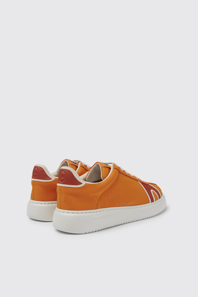 Back view of Runner K21 Orange and red sneakers for women