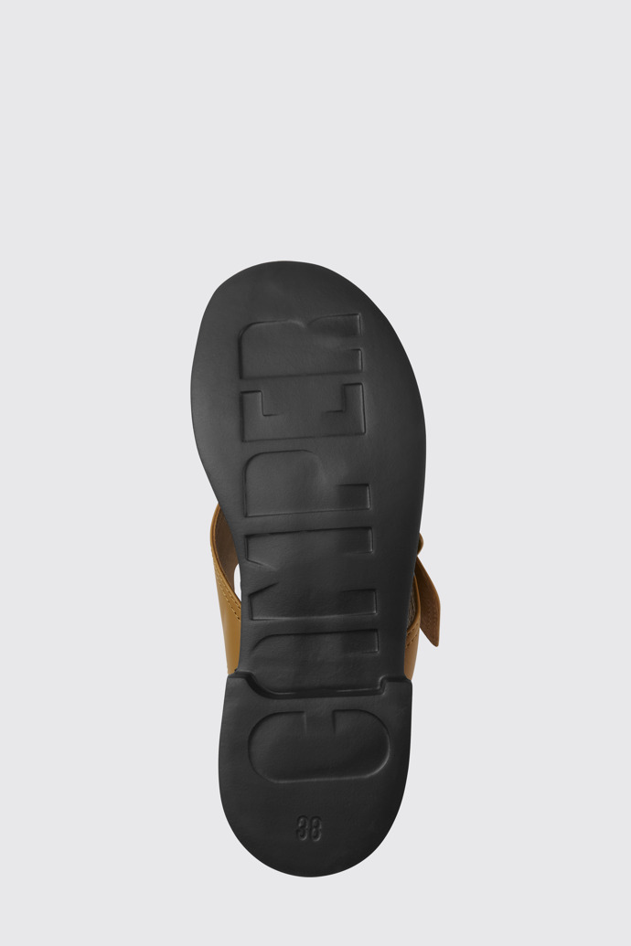 Edy Sandalias de piel marrones para mujer