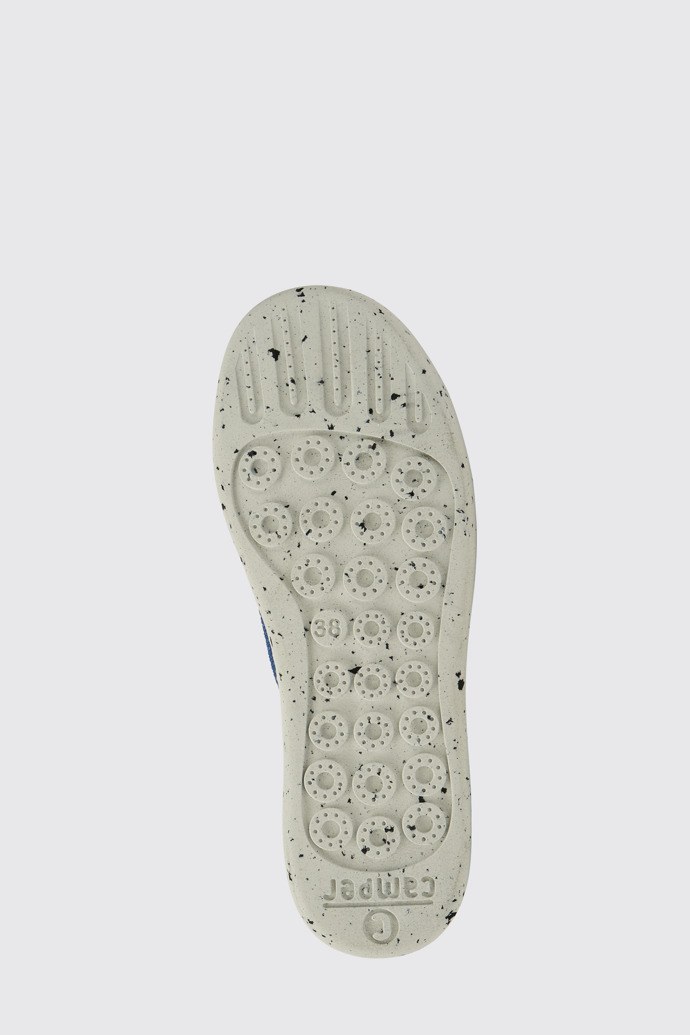 Peu Touring Baskets en PET recyclé bleu pour femme