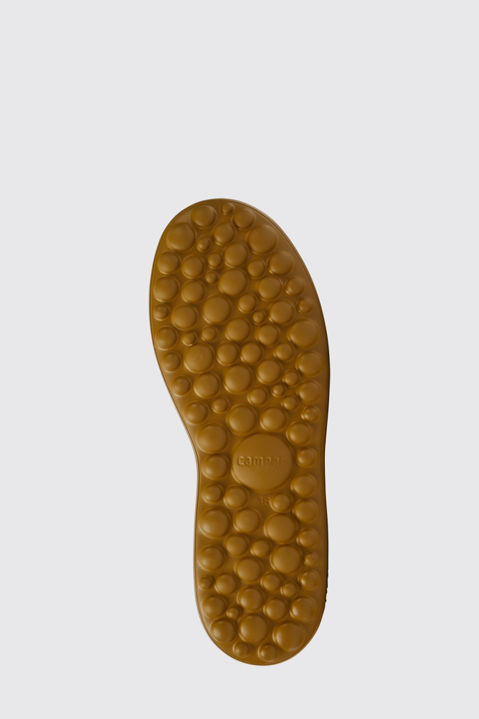 The sole of Pelotas XLite Brown leather sneakers for women