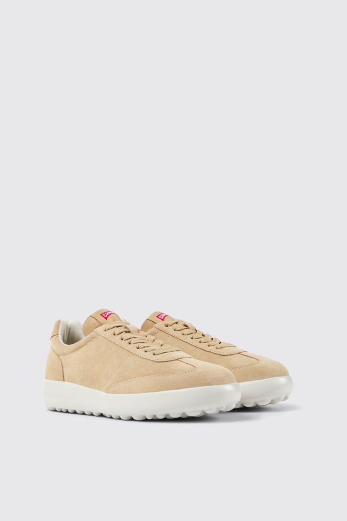 Pelotas XLite Beige nubuck sneakers for women önden görünümü