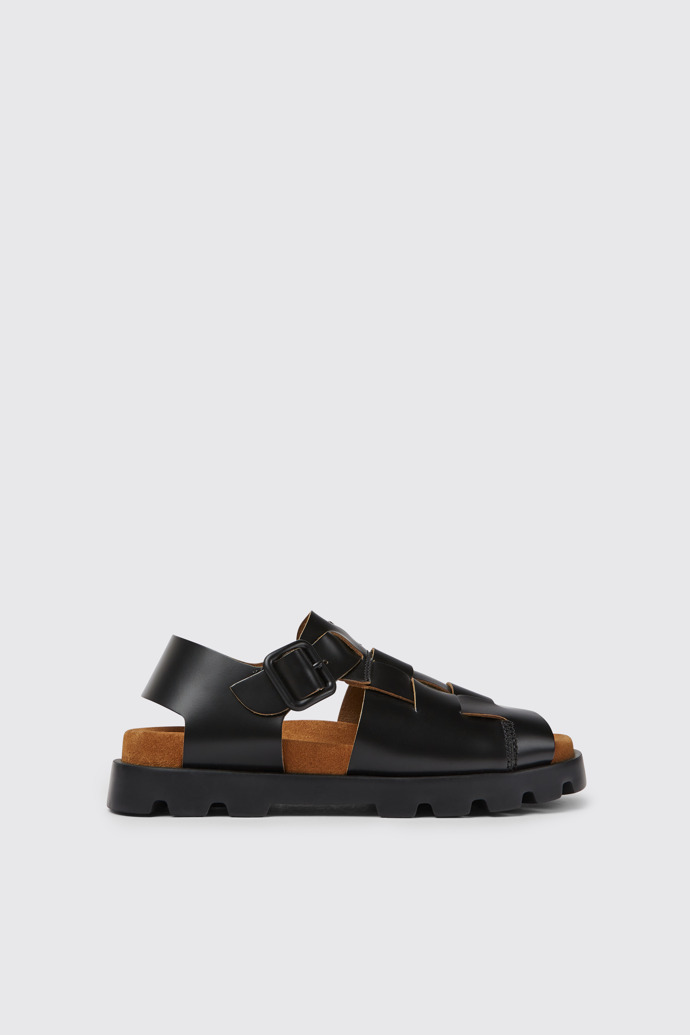【ほぼ未使用✨】Camper BRUTUS SANDAL レザー　黒　24cm Brutus Black Clogs for Men - Spring/Summer collection