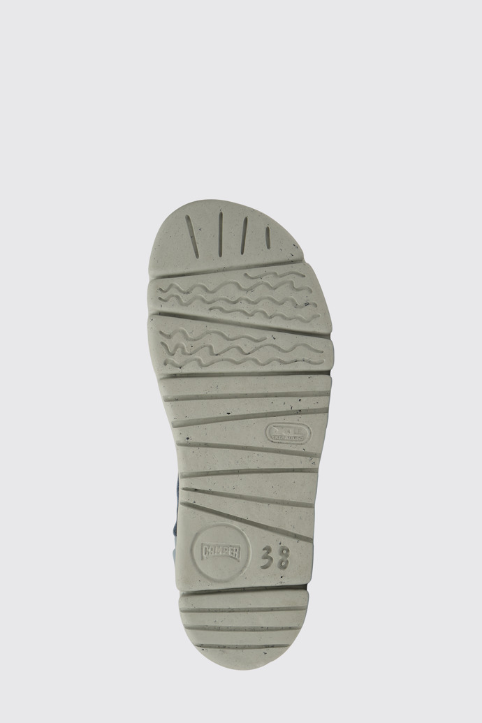 Oruga Up Sandalias de piel en color azul para mujer