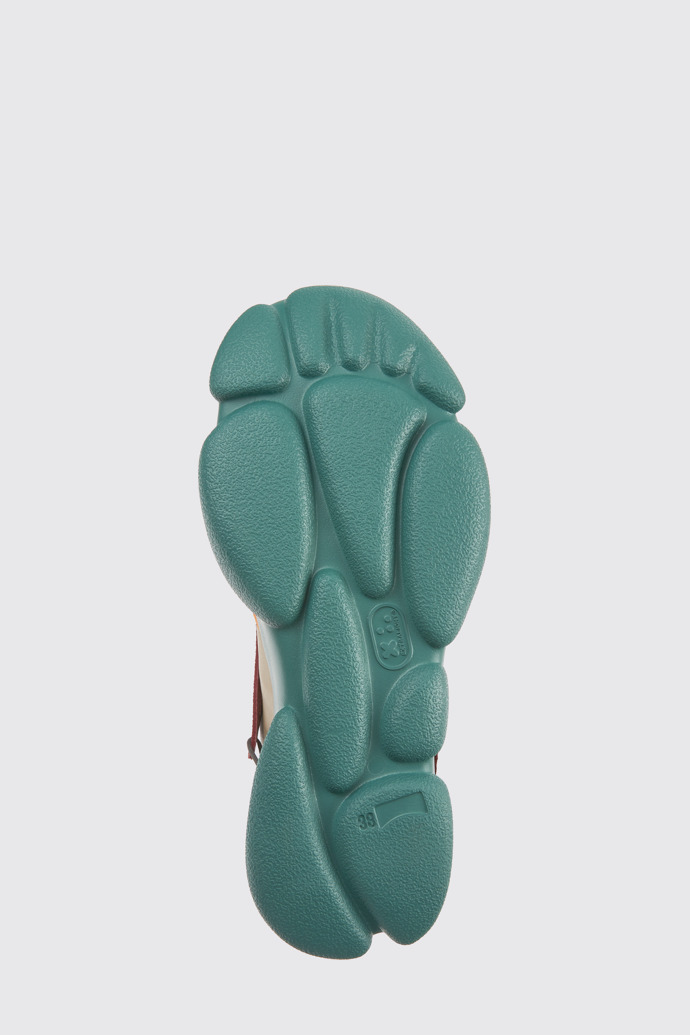 The sole of Twins Multicolored leather and nubuck sneakers for women