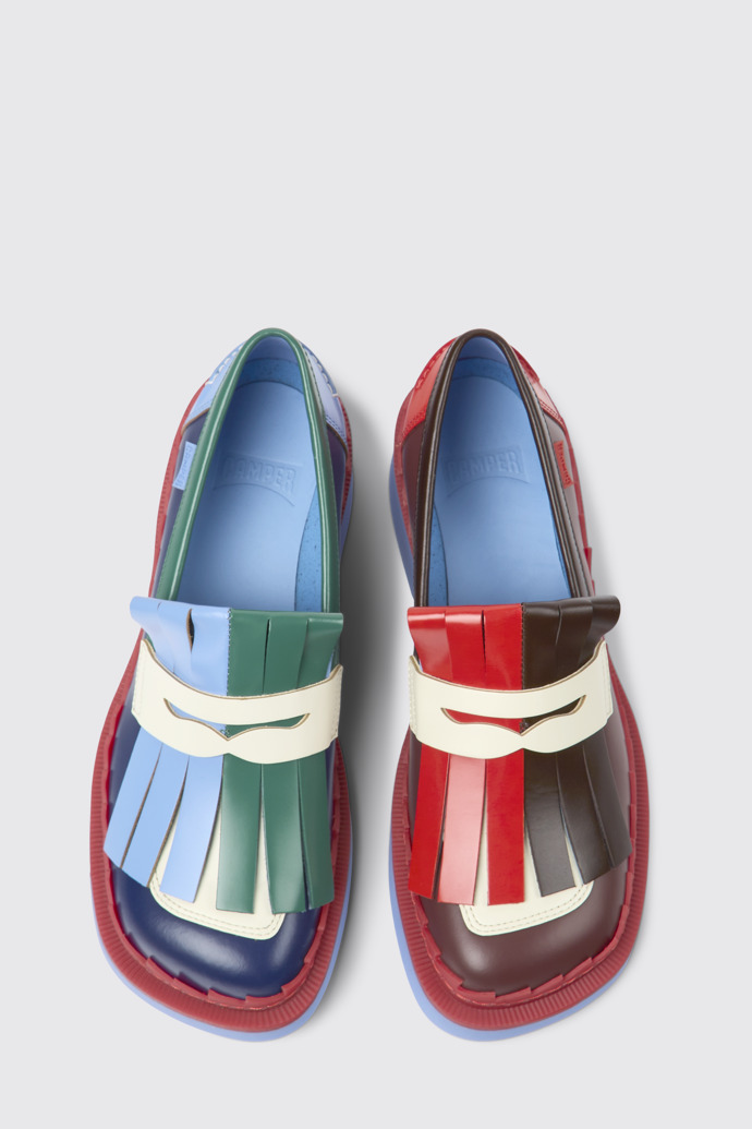 【美品✨】Camper IMAN TWINS 軽量　フリンジ　レザー　23cm 美品✨】Camper IMAN TWINS 軽量 フリンジ レザー 23cm 軽い履き