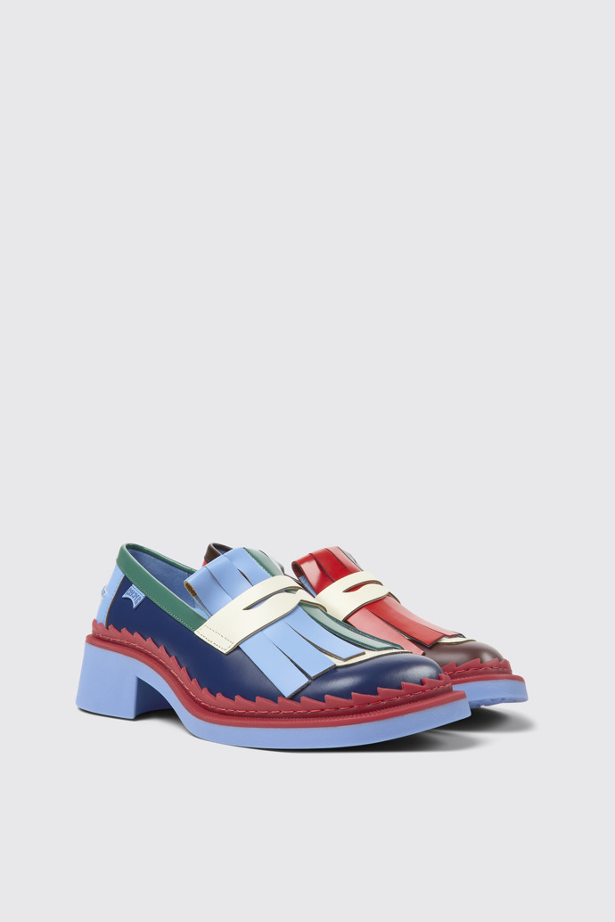 【美品✨】Camper IMAN TWINS フリンジ　マルチカラー　23cm 美品✨】Camper IMAN TWINS フリンジ マルチカラー 23cm