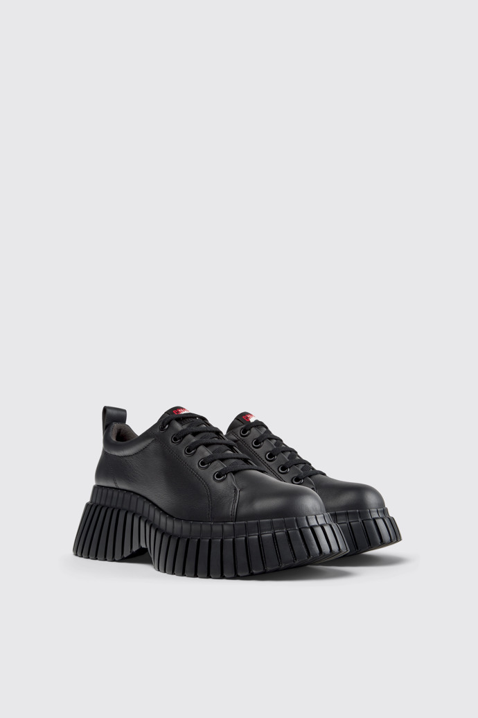 Pix BCN Chaussures en cuir noir pour femme.