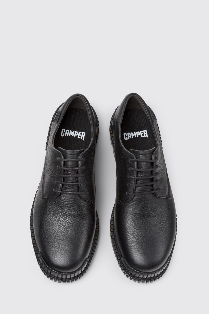 Pix Zapatos de piel negra para mujer.