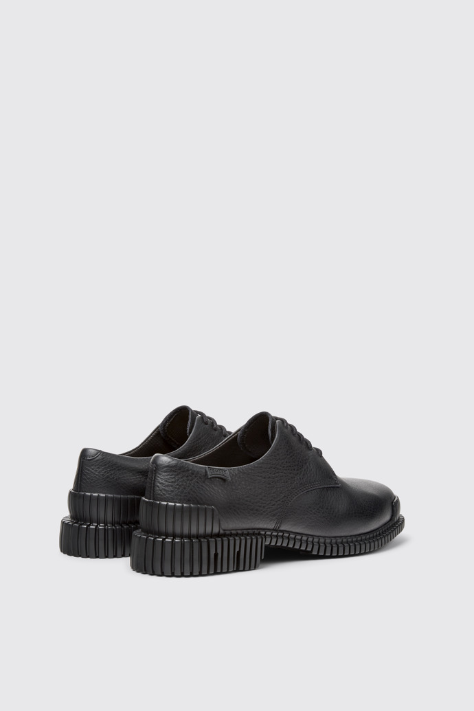 Pix Zapatos de piel negra para mujer.