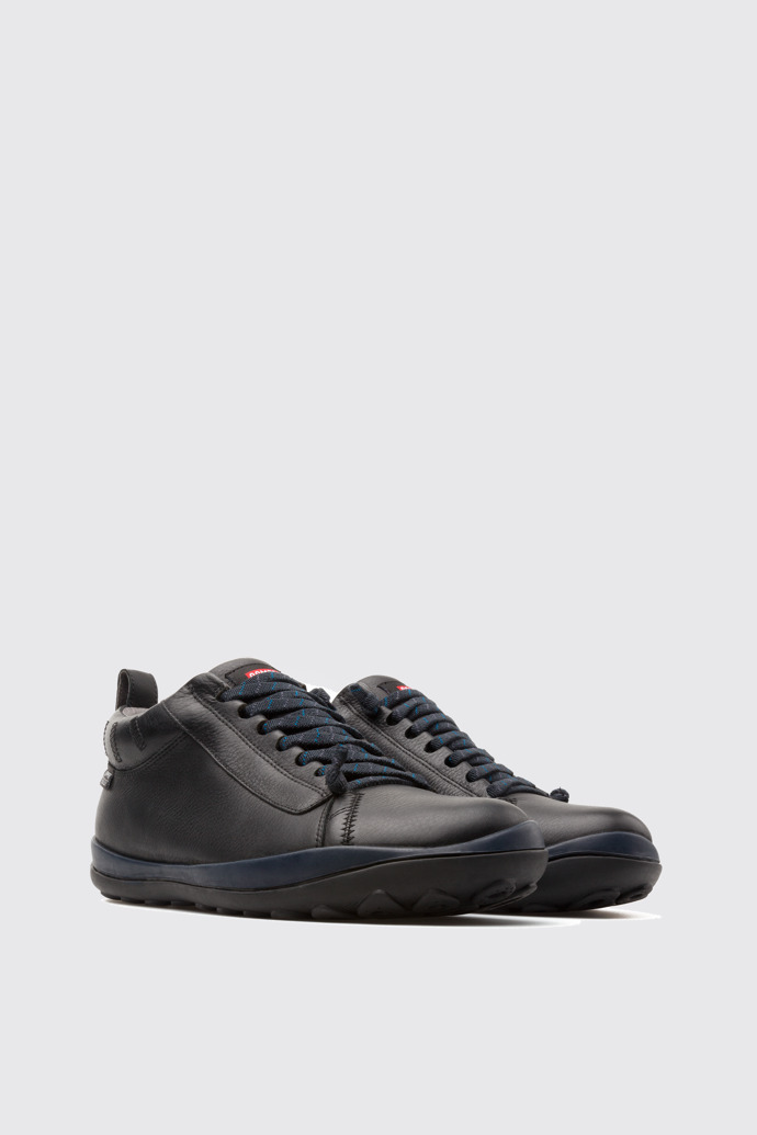 Front view of Peu Pista Black Casual Shoes for Men