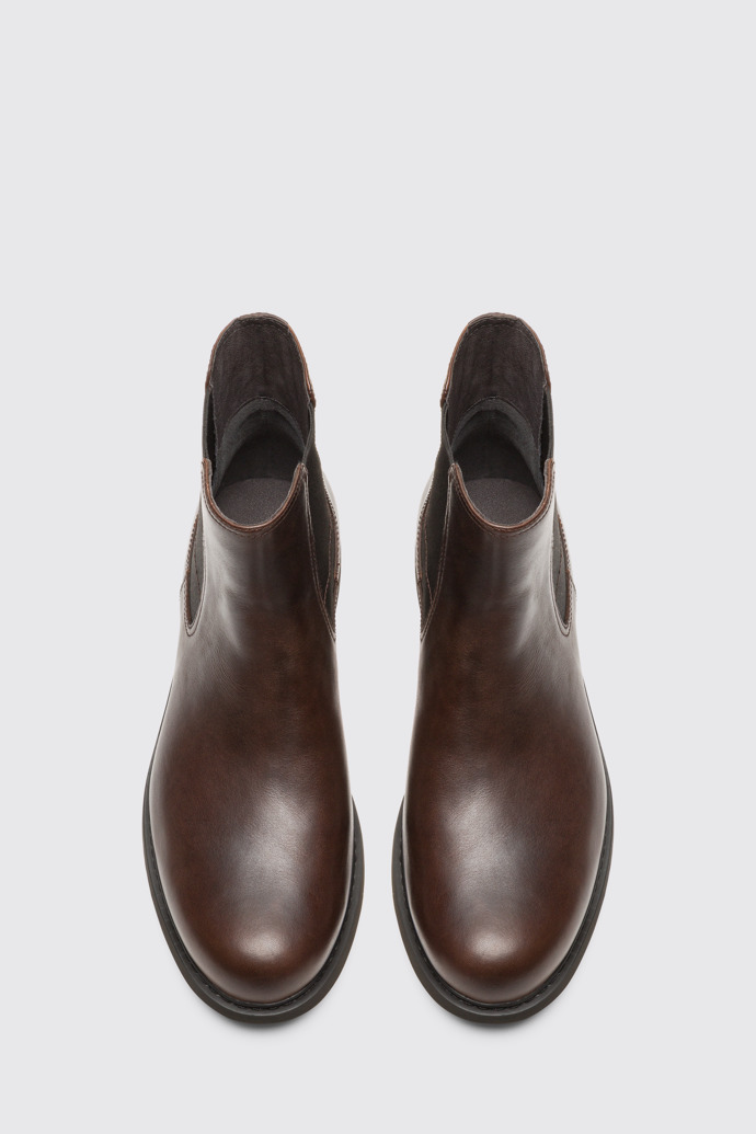 Overhead view of Neuman Brown Formal Shoes for Men