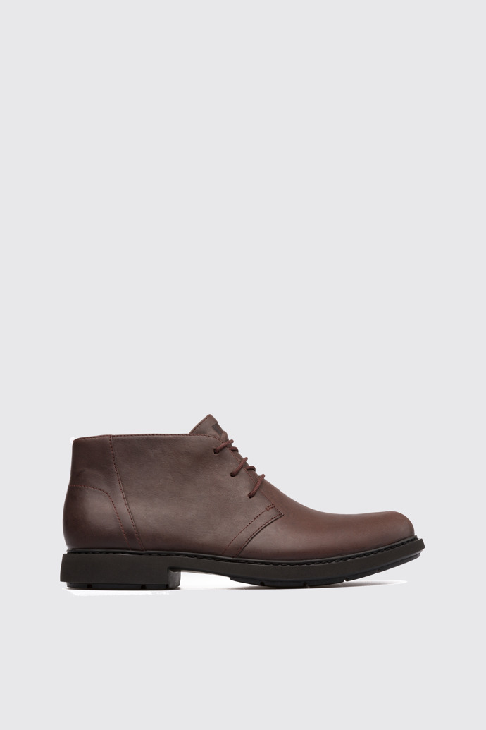 Side view of Neuman Brown Formal Shoes for Men
